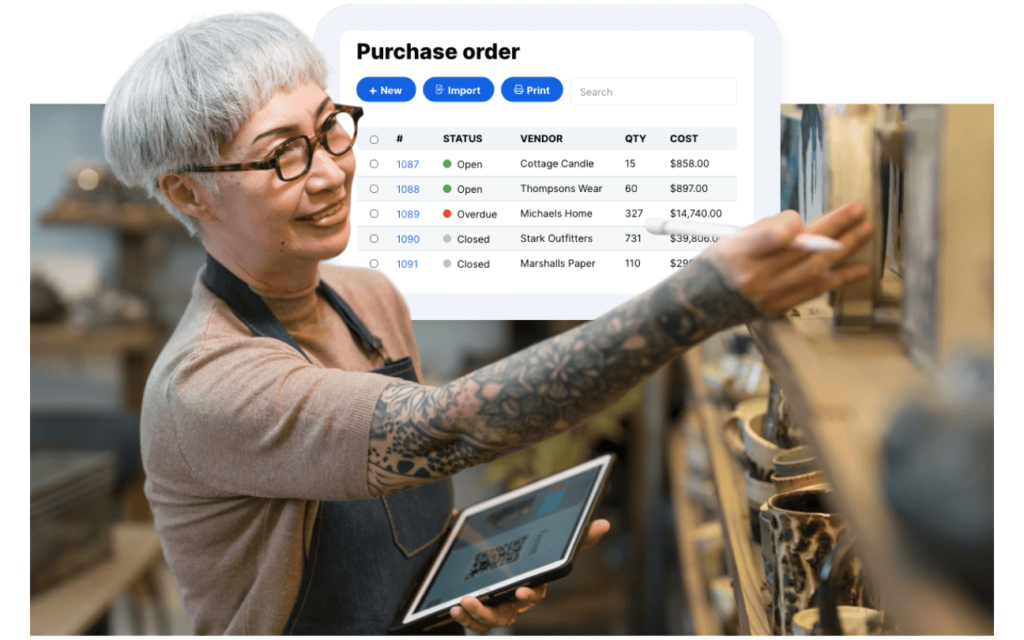 genius global payments gestion des stocks